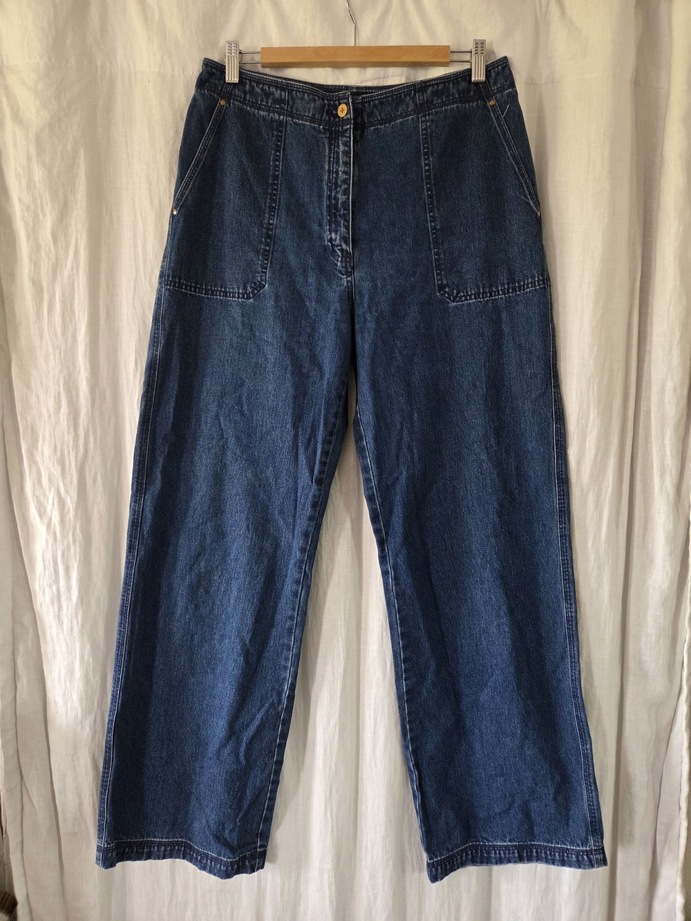 Lauren Ralph Lauren | VINTAGE Indigo WideLeg Denim Jeans